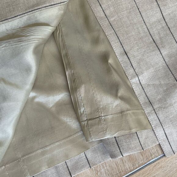 NWT vintage Ralph Lauren linen “Guaranteed to wrinkle” pinstripe dress size 6 - Picture 10 of 12